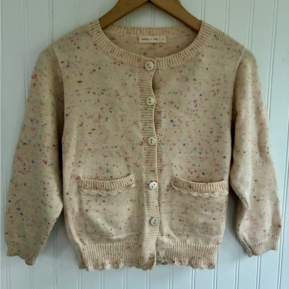 Holly + Sage Confetti Merino Cardigan